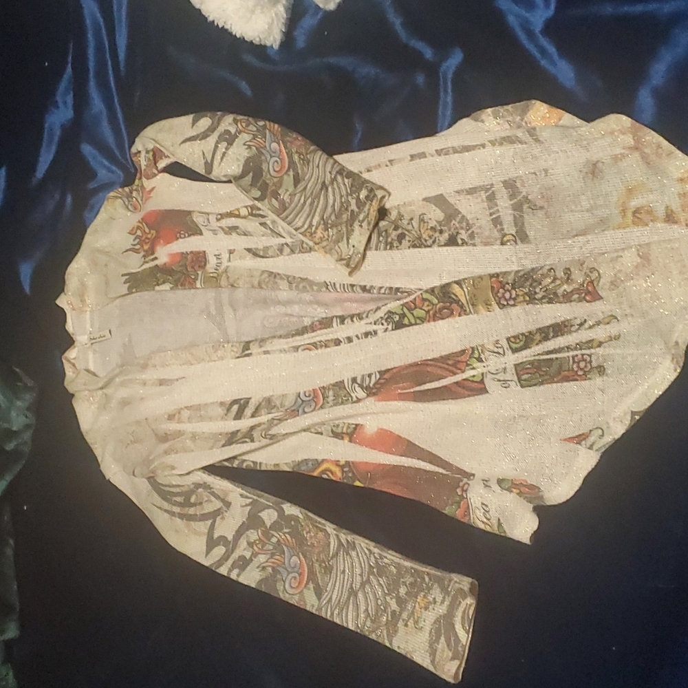 Boho Chic tattoo cardigan